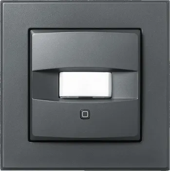 Pohybové čidlo Homematic IP Drátový PIR detektor pohybu - pro 55 mm rámeček, vnitřní, antracit - HmIPW-SMI55-A