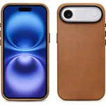 iCarer Kožený obal na iPhone Air - iCarer, OilWax MagSafe Camel Tan 11.01.WMI17250702-LB
