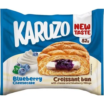 Trvanlivě pečivo Karuzo Pita z listového těsta se sýrovo-borůvkovou náplní 82g