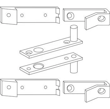 Okno MACO RUSTICO závěrný hák 2-kř. bod otáčení vnitřní, černá (14206)