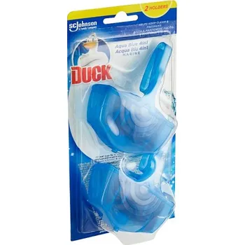 WC čistič Duck Aqua Blue 4v1 závěsný čistič WC 2 x 36g (72g)