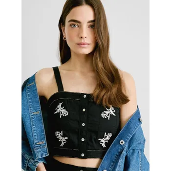 Pepe Jeans dámský černý top Earby 20017176-2207957