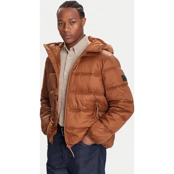 Pánské oblečení Tommy Jeans pánská hnědá bunda 20024182-8721222056775