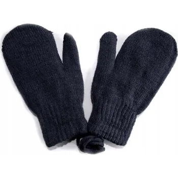 Rukavice Grafitové teplé silné rukavice zateplené na šňůrce ŠŇŮRKA 2-5 let