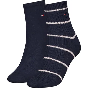 Tommy Hilfiger dámské tmavě modré ponožky 2pack 20002261-2154886