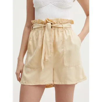 Dámské kraťasy Pepe Jeans dámské žluté šortky 20014680-2096476
