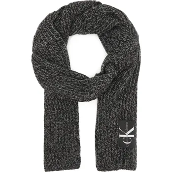 Šála Calvin Klein pánská černošedá šála 10003481-1864595
