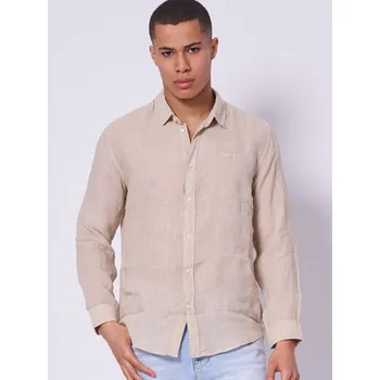 Pepe Jeans pánská béžová košile 20013353-2098036