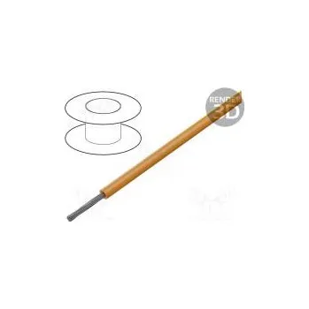 elektrický kabel Vodič HookUp Wire PVC lanko Cu 20AWG oranžová PVC 600V 305m