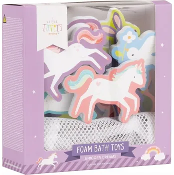 A Little Lovely Company - pěnové hračky do vany - jednorožci (1208)