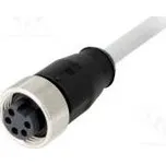 Zástrčka 7/8" 1,5m zásuvka PIN 5 přímý s kabelem PVC