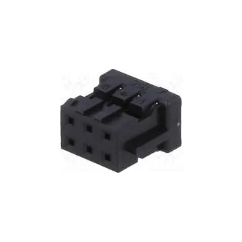 Auto elektroinstalace Zástrčka kabel-pl.spoj zásuvka DF11 2mm PIN 6 bez kontaktů