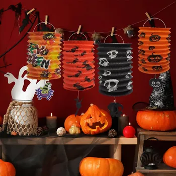 Obraz Lucerna DEKORACJE NA HALLOWEEN OZDOBY 30 CM papírová 29 cm