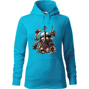 Dámská mikina Mikina - Váleční veteráni Barva: Modrá - tyrkysová (44), Velikost: XXL, Střih: Dámské