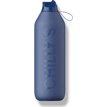 Láhev Termoláhev Chilly's Bottles - velrybí modrá 1000ml, edice Series 2 Flip