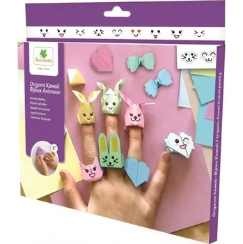 kreativní sada Origami - kreativní sada - Kawaii šperky - zvířátka (721)