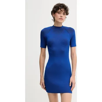 Dámské šaty Šaty Calvin Klein Jeans LV047D318G modrá 95X, vel. XS