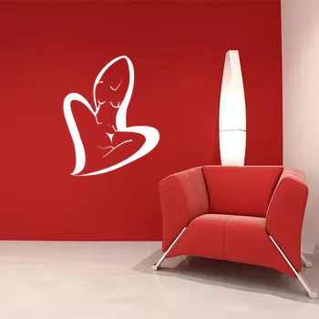 samolepka Sablio Samolepka na zeď: Lady design - 48x60 cm