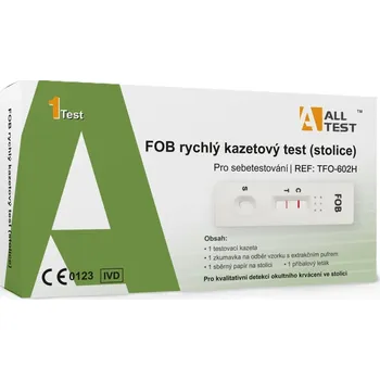 Diagnostický test AllTest Okultní krvácení (FOB) – test – 1 ks