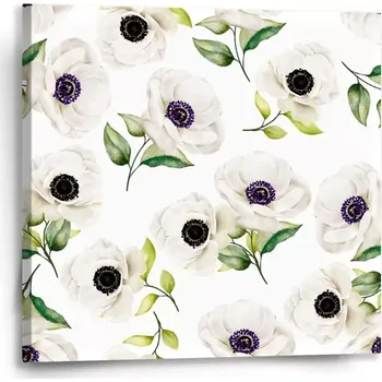 Obraz Sablio Obraz Bílé sasanky - 50x50 cm