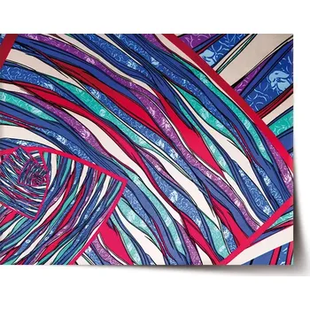 Plakát Sablio Plakát Pruhovaný motiv 2 - 60x40 cm