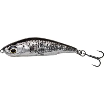 Umělá nástraha Savage Gear Wobler 3D Sticklebait Pencil 6,5cm 10,5g Sinking Black Silver