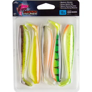 Umělá nástraha FOX Rage Gumová nástraha Zander Pro Shad 7,5cm Mixed UV Colour Pack 5ks