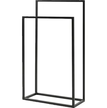 Držák na ručník YLD Stojan na ručníky 45 x 20 x 78 cm, barva černá