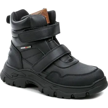 Chlapecká zimní obuv American Club XD158 černé dětské zimní boty EU 35 + DÁREK