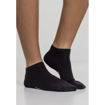 Dámské ponožky Unisex ponožky Urban Classics Logo No Show 5-Pack velikost 47-50 black