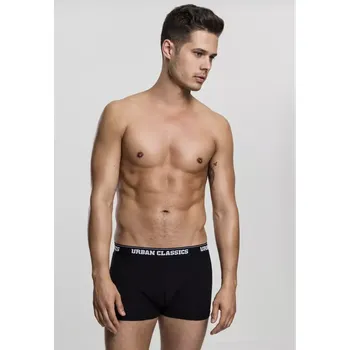 Pánské spodní prádlo Pánské boxerky Urban Classics Modal Boxer Shorts 2-Pack velikost S black