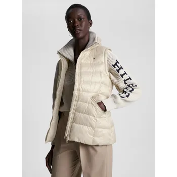 Tommy Hilfiger dámská béžová prošívaná vesta 20018717-8720644309407