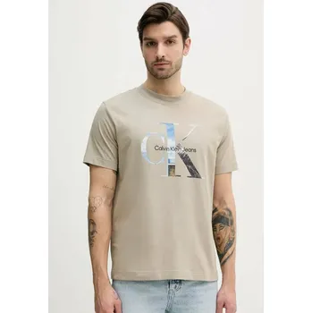 Calvin Klein pánské béžové tričko 20008818-2204345