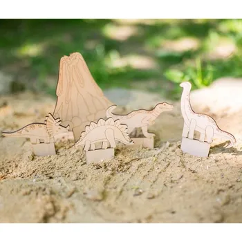 Dřevěná hračka Pískoví kamarádi – Dino (239)