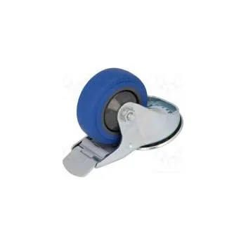 Pojezdové kolečko Pojezdové kolo Ø 80mm W 32mm H 105mm otočné s brzdou 120kg