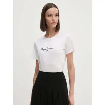 Dámské tričko Pepe Jeans dámské bílé tričko 20013968-8445866851342