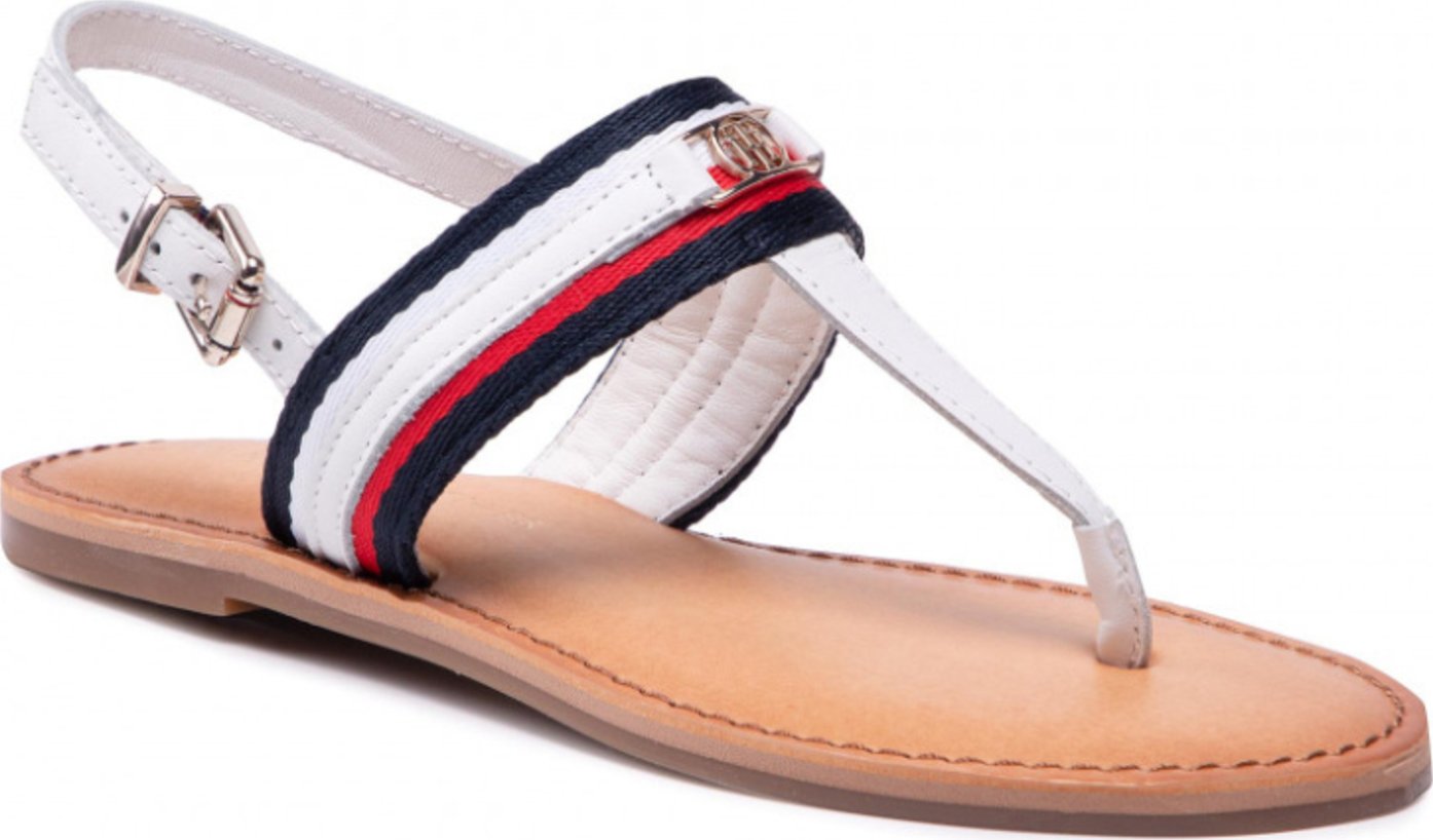 Tommy Hilfiger dámské bílé sandály 30000887-8720116776621