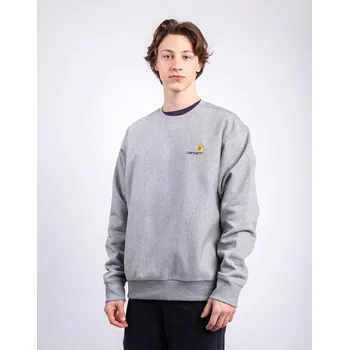 Pánská mikina Carhartt WIP American Script Sweat Grey Heather L