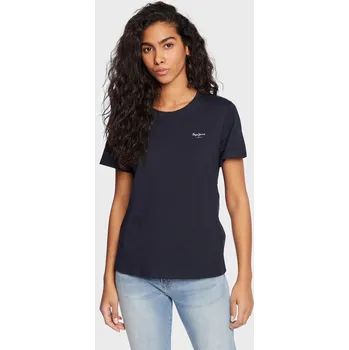Dámské tričko Pepe Jeans dámské tmavě modré tričko Wendy 20013927-1959291