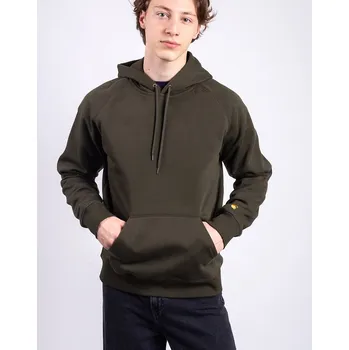 Pánská mikina Carhartt WIP Hooded Chase Sweat Olive/Gold S