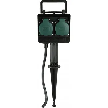 Elektrická zásuvka Zásuvka Unitec černá