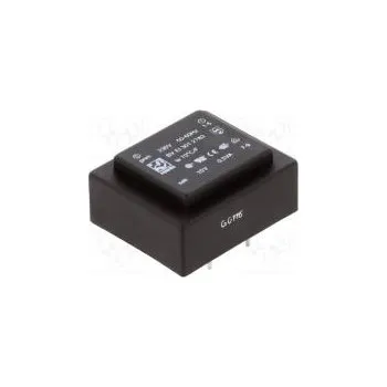 Transformátor Transformátor zalévaný 0,5VA 230VAC 10V 50mA PCB 44g