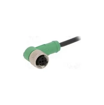 Připojovací kabel M12 PIN 3 úhlový 3m zástrčka 250VAC 4A