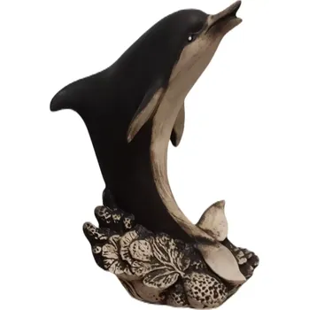 Zahradní dekorace Delfín na korálu 18 x 25 figurky a sochy keramika