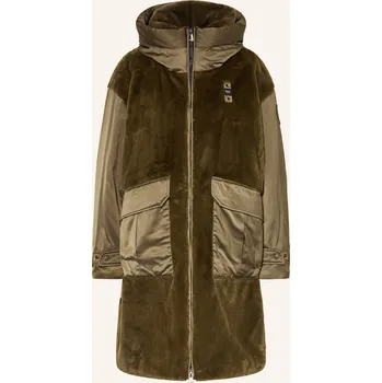 Blauer Dámský Kabát Paever M Směs Materiálů, zelená, 36