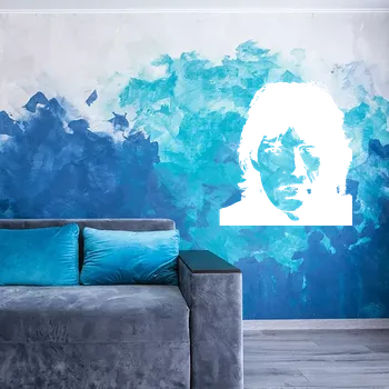 samolepka Sablio Samolepka na zeď: Mick Jagger - 56x60 cm
