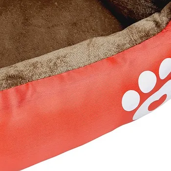 Pelíšek pro psa Pelíšek pro psa Tlapka červená L (65×55 cm)