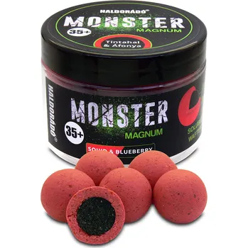 Boilies Haldorádó Pop-Up Boilies Monster Magnum 180g 35mm Chobotnice/Borůvka