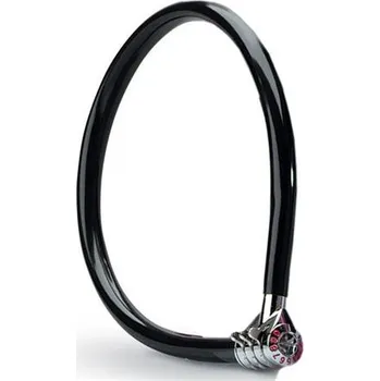 Zámek na kolo Ocelové kombinační lanko na kolo Master Lock 8631_55cm, černé