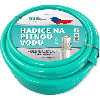 Zahradní hadice TUBI Hadice na pitnou vodu zelená 8x13 mm - 50 m